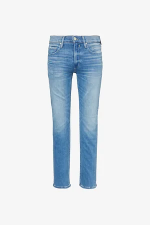 Paige Lennox Slim-fit Slim-leg Stretch Denim-blend Jeans