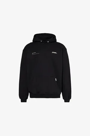 Represent Patron of the Club Brand-print Cotton-jersey Hoody