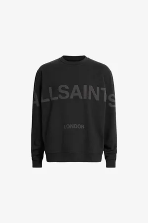 AllSaints Biggy Logo-print Oversized Organic Cotton-jersey Sweatshirt