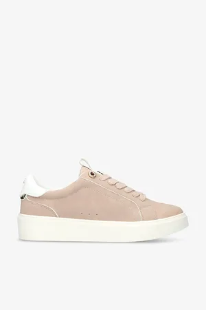 Kurt Geiger Lovie Logo-plaque Suedette Low-top Trainers
