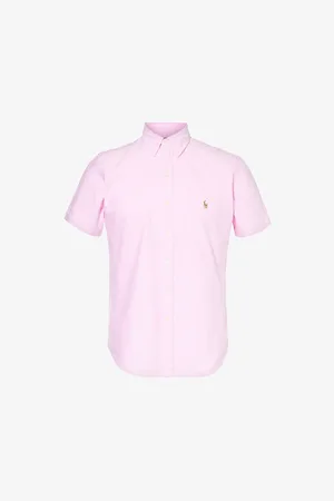 Ralph Lauren Slim-fit Short-sleeve Oxford-cotton Shirt