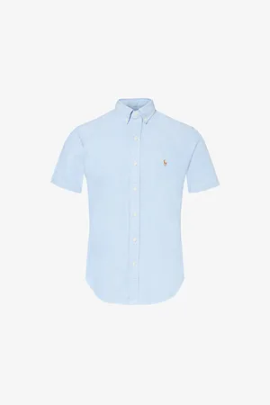 Ralph Lauren Slim-fit Short-sleeve Oxford-cotton Shirt