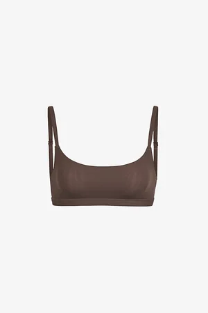 SKIMS Fits Everybody Scooped Stretch-woven Bra