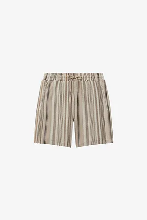 Reiss River Abstract-pattern Stretch-woven Shorts