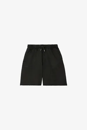 The Kooples Drawstring Straight-cut Cotton-jersey Shorts