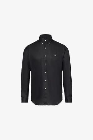 Ralph Lauren Logo-embroidered Custom-fit Linen Shirt