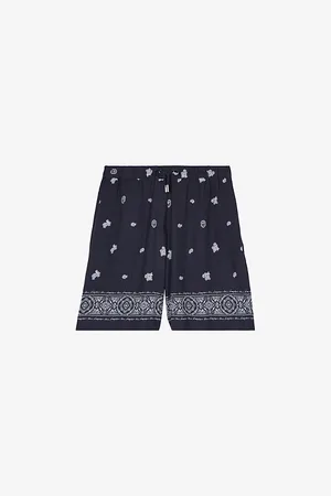 The Kooples Paisley-print Drawstring Woven Shorts