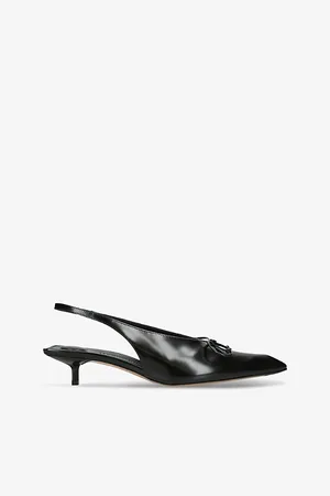 Jacquemus Les Slingbacks Cubisto Basses Leather Heeled Courts