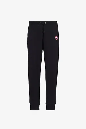 Canada Goose Huron Logo-embroidered Regular-fit Cotton-jersey Jogging Bottoms