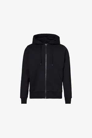 Canada Goose Huron Logo-embroidered Zip-up Cotton-jersey Hoody