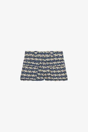 IRO Tya Navy Tweed Short