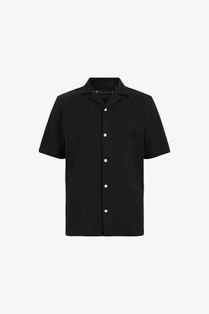 AllSaints Hudson Logo-embroidered Relaxed-fit Organic-cotton Shirt