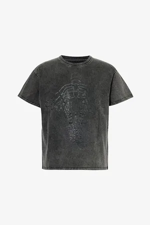 Who Decides War by Ev Bravado Transition Graphic-print Cotton-jersey T-shirt