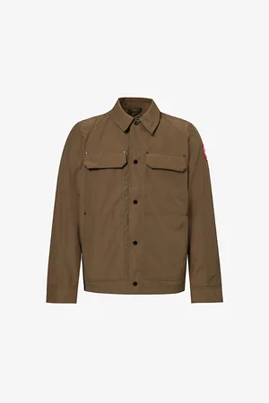 Canada Goose Burnaby Logo-embroidered Regular-fit Woven Coat