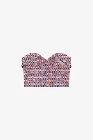 IRO Maraki Regular-fit Tweed Top