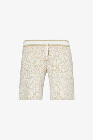 CHE Daisy Floral-jacquard Cotton Knitted Shorts