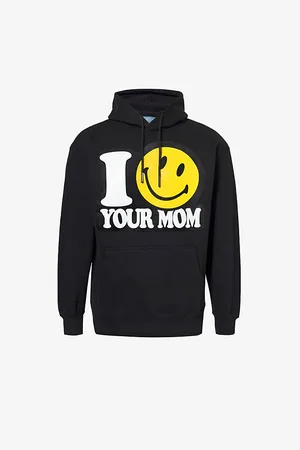 MARKET Smiley Your Mom Graphic-print Cotton-jersey Hoody
