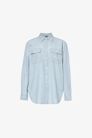 Ralph Lauren Logo-embroidered Cotton-poplin Shirt