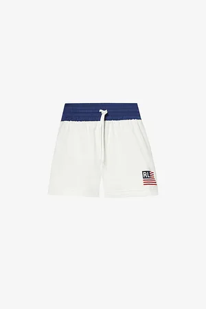 Ralph Lauren Flag Logo-print Cotton-blend Jersey Shorts