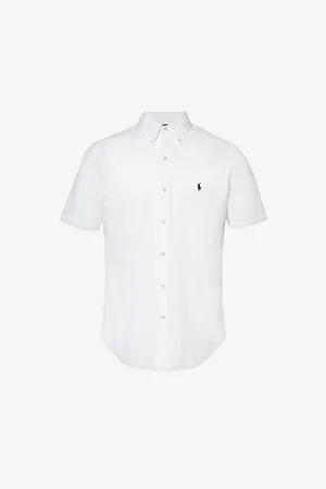Ralph Lauren Logo-embroidered Cotton-seersucker Shirt