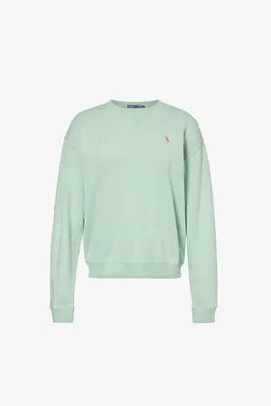 Ralph Lauren Logo-embroidered Cotton-jersey Sweatshirt
