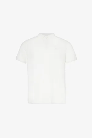 Emporio Armani Logo-embroidered Cotton-jersey Polo Shirt