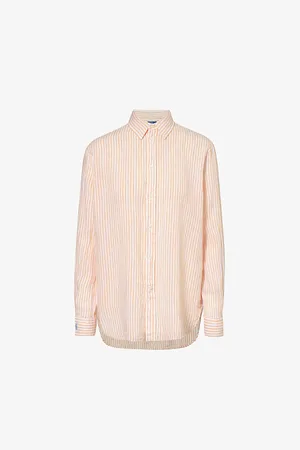 Ralph Lauren Stripe-print Relaxed-fit Linen Shirt