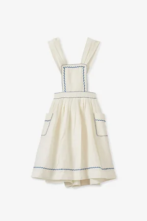 Caramel Peppermint Cotton Dress 3 Years - 12