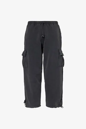 MARKET Fuji Relaxed-fit Cotton-jersey Jogging Bottoms