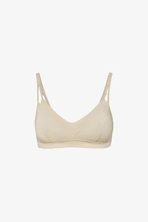 Chantelle Soft Stretch Lace-overlay Padded Stretch-woven Bralette