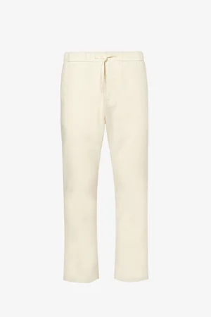Frescobol Carioca Oscar Straight-leg Linen and Cotton-blend Trousers