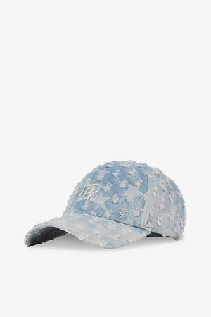 The Kooples Logo-embroidered Raw-edged Stars Cotton-twill Cap