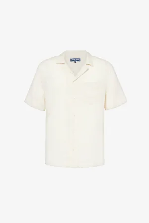 Frescobol Carioca Angelo Patch-pocket Relaxed-fit Linen Shirt