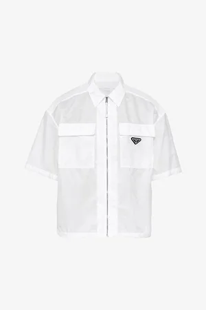 Prada Re-nylon Oversized-fit Recycled-nylon Shirt