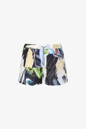 Paul Smith Graphic-print Recycled Polyester-blend Swim Shorts