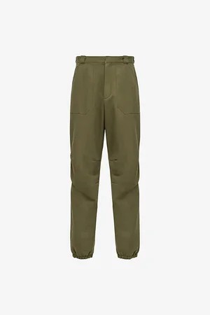 Prada Straight-leg Regular-fit Cotton Trousers
