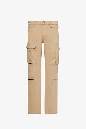 Vayder Brand-patch Straight-leg Stretch-cotton Cargo Trousers