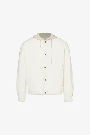 Emporio Armani Logo-embossed Relaxed-fit Stretch-denim Jacket