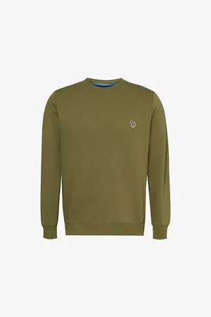 Paul Smith Zebra Brand-embroidered Cotton-jersey Sweatshirt