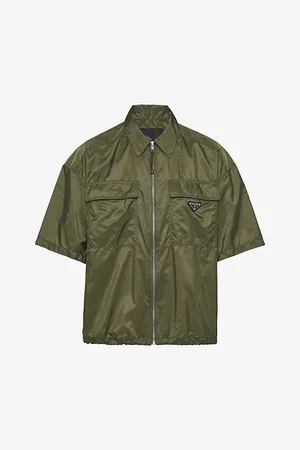 Prada Re-nylon Oversized-fit Recycled-nylon Shirt