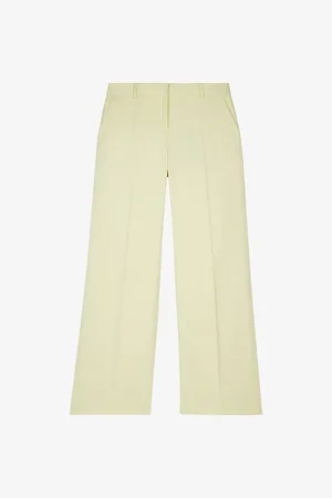 The Kooples High-rise Straight-leg Woven Trousers