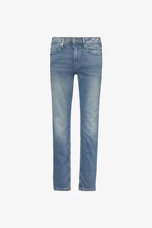 Paige Federal Slim Straight-leg Mid-rise Stretch-denim Blend Jeans