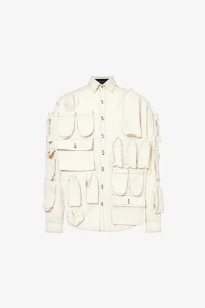 Who Decides War by Ev Bravado Tech-pocket Regular-fit Cotton Coat