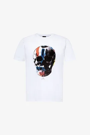 Paul Smith Big Skull Graphic-print Cotton-jersey T-shirt