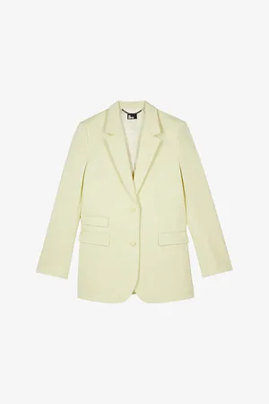 The Kooples Notch-lapel Single-breasted Woven Blazer