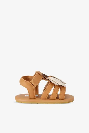 Donsje Baby Tuti Sky Bee Motif-embellished Leather Sandals