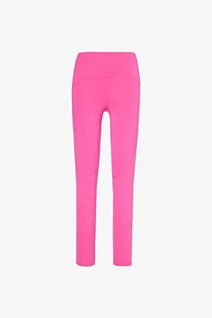adidas Yoga Brand-print Stretch-woven Blend Leggings