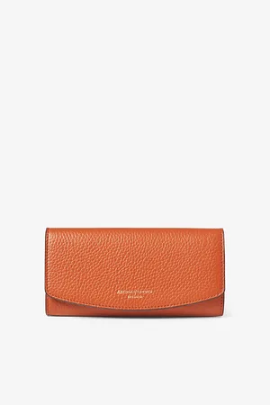 ASPINAL OF LONDON Essential Foiled-branding Pebbled-leather Purse