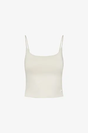vuori Lux Scoop-neck Slim-fit Stretch-woven Top