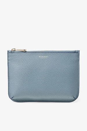 ASPINAL OF LONDON Ella Medium Pebble-leather Pouch